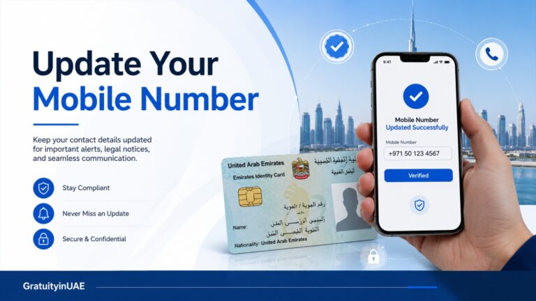 How to Change the Mobile Number Linked to Your Emirates ID – Complete 2026 Guide