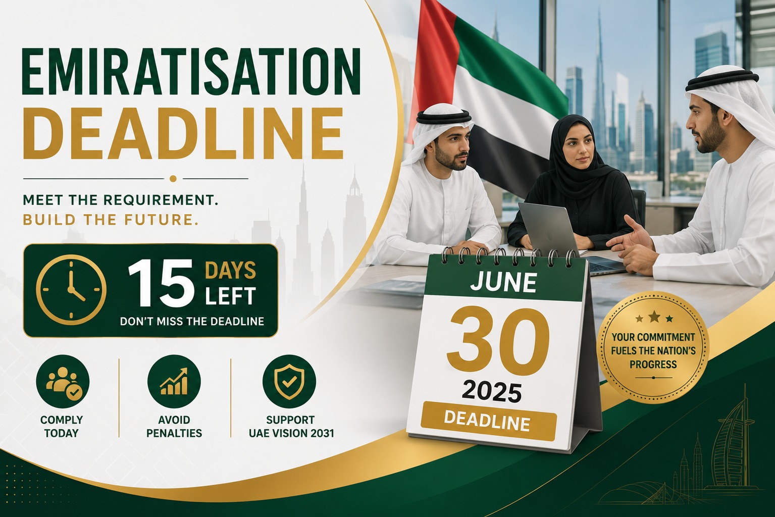 UAE Emiratisation Deadline June 30, 2026: What Employers Must Know