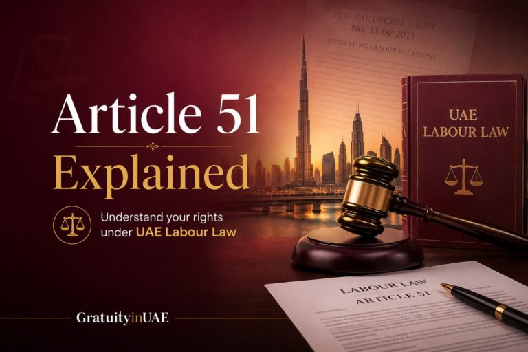 UAE Labor Law Article 51: A Deep Dive for Employees